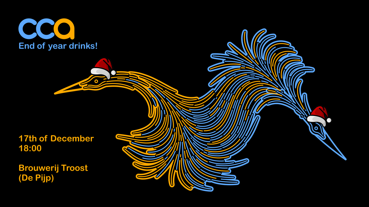 End of year drinks @Troost, de Pijp