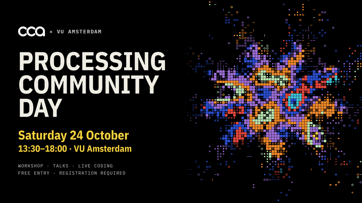 Processing Community Day @ VU Amsterdam